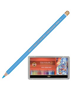Карандаши цветные художественные Polycolor 72 цвета 3 8 мм металлическая коробка 3827072001PL Koh-i-noor