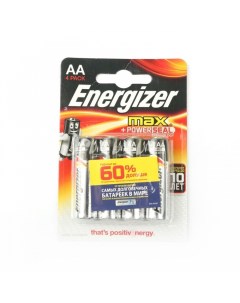 Батарейка Max AA блистер 4шт Energizer