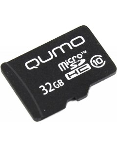 Карта памяти microSDHC class 10 32GB QM32GMICSDHC10 Qumo