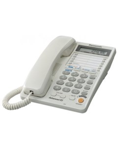 Телефон проводной KX TS2368RUW белый Panasonic