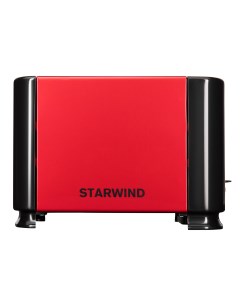 Тостер ST1102 700Вт красный черный Starwind
