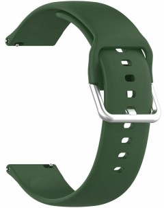 Ремешок для часов универсальный силиконовый 22 mm оливково зеленый Red line