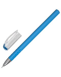 Ручка гелевая College СИНЯЯ корпус синий игольчатый узел 0 6 мм линия письма 0 3 мм 143017 36 шт Staff