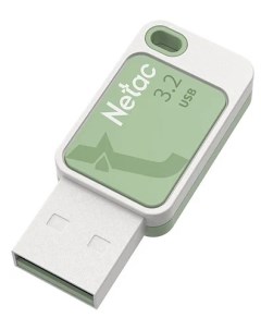 Накопитель USB 3 2 128GB UA31 белый зелёный Netac