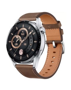 Часы WATCH GT 3 Jupiter B29V 55028463 Brown Leather Strap Huawei