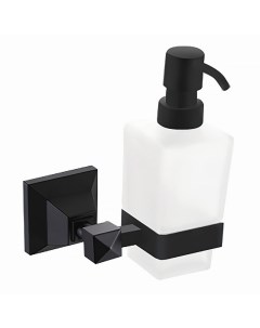 Дозатор жидкого мыла Altre AZ 96012B стеклянный черный матовый Azario