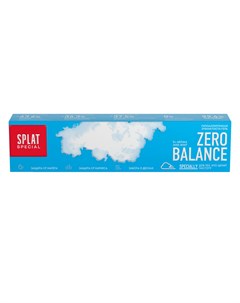 Зубная паста Гиппоаллергенная Zero Balance 75 мл Splat special