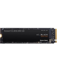 Накопитель твердотельный WD Твердотельный накопитель SSD WD Black SN750 NVMe WDS400T3X0C 4ТБ M2 2280 Western digital