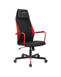 Кресло компьютерное ONE чёрный красный Zombie