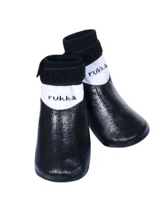 Носки для собак Pets Rubber Socks размер 5 4шт Чёрный Rukka