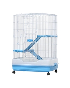 Клетка для грызунов для шиншилл 68x46x92см 3-х этажная Kredo