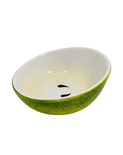 Миска для грызунов Green apple зеленая керамическая 11,5х11,5х5см 140мл Foxie