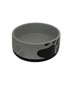 Миска для животных Paws серая керамическая 16х16х6см 850мл Foxie