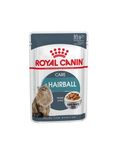Hairball Care влажный корм для взрослых кошек в соусе 85 г Royal canin