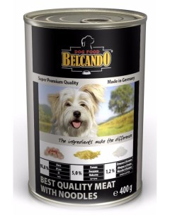 Super Premium консервы для собак отборное мясо с лапшой 400 г Belcando