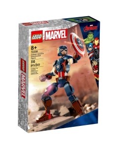 Super Heroes Marvel Сборная фигурка Капитана Америки 76258 Lego