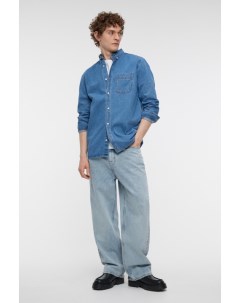 Рубашка джинсовая прямая с нагрудным карманом Befree