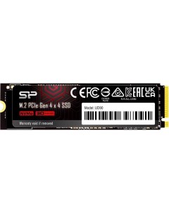 SSD накопитель M Series UD90 M 2 2280 PCI E 4 0 x4 4Tb SP04KGBP44UD9005 Silicon power