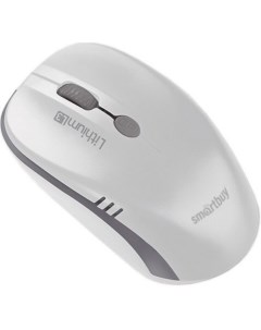 Компьютерная мышь SBM 344CAG WG ONE с зарядкой от USB бело серая Smartbuy