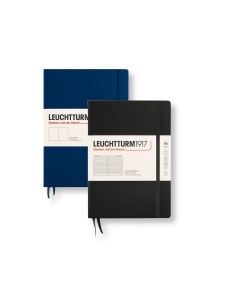 Записная книжка нелинованная Leuchtturm Master A4 235 стр твердая обложка темно синяя Leuchtturm1917