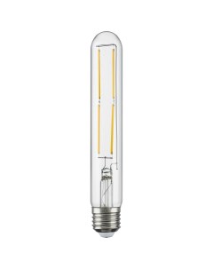 Лампа светодиодная филаментная LED Filament E27 6W 4000K трубчатая прозрачная Lightstar