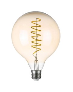 Лампа светодиодная филаментная LED Filament E27 8W 4000K груша янтарная Lightstar