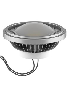 Лампа светодиодная LED AR111 12W 3000K полусфера серебро Lightstar