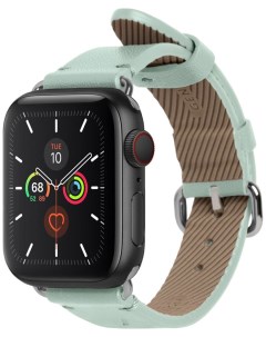 Ремешок для часов Apple Watch кожаный 44 мм светло зеленый Native union