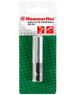 Магнитный держатель для бит Flex 203 201 PB HL CM M6 60 мм Hammer