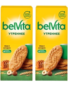 Печенье Belvita Утреннее Медовое с фундуком 225г упаковка 2 шт Mondelez