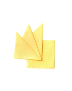 Салфетки бумажные 330х330мм желтые 300шт Resto