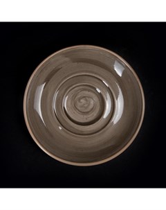 Блюдце Natura 150мм серо-коричневое Corone