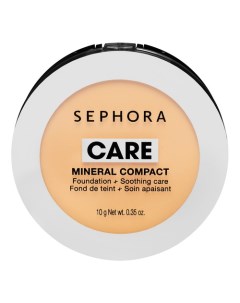 Care Mineral Compact Компактная тональная крем пудра с минералами 25 beige moyen Sephora collection