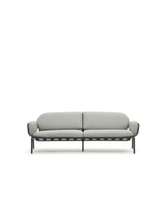 Joncols 3 местный алюминиевый диван серого цвета 225 см La forma (ex julia grup)