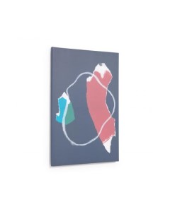 Zoeli сине красная абстрактная картина 60 х 90 см La forma (ex julia grup)