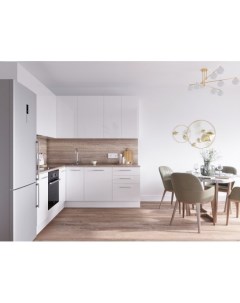 Кухня Стандарт White Gloss угловая 4200 4400 мм Rerooms