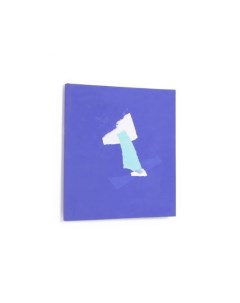 Zoeli синяя абстрактная картина 50 х 50 см La forma (ex julia grup)