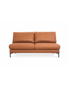 Двухместный диван из эко кожи Кларке C982244 black CL114 Qeeb