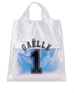 Gaelle bonheur прозрачная сумка тоут нейтральные цвета Gaelle bonheur