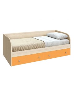 Детская кровать Астра 55 194 2 Без подушек Односпальные Одноярусные оранжевый 84 5 Рв-мебель