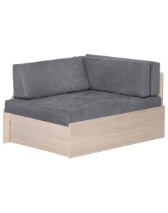 Прямой диван Дауни 62 80 см Без пружин Односпальные Диван кровать Серый 112 Малогабаритные Первый мебельный