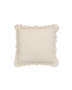 Nacha Чехол для подушки из хлопка и льна бежевого цвета 45 x 45 см La forma (ex julia grup)