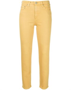 Ag jeans укороченные облегающие джинсы 24 желтый Ag jeans