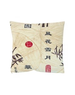 Декоративная подушка Стебли Бамбука Бежевый Dreambag