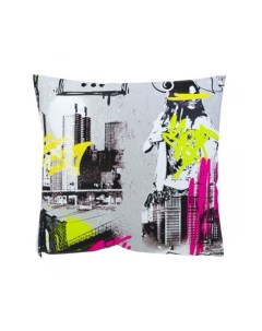 Декоративная подушка Урбанизм Серый Dreambag