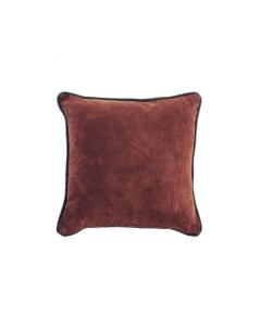 Чехол для подушки Julina из 100 хлопка и бархата красного цвета с зеленой каймой 45 x 45 см La forma (ex julia grup)