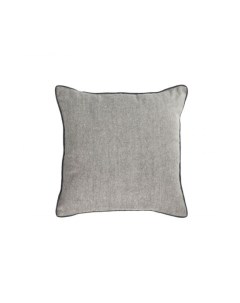 Чехол на подушку серый Alcara с черной каймой 45 x 45 см La forma (ex julia grup)