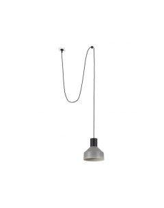 Серый подвесной светильник Kombo O20 с вилкой Faro