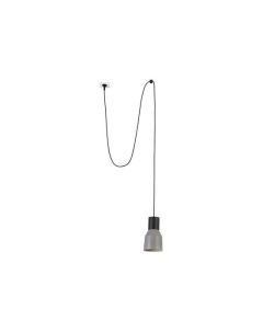 Серый подвесной светильник Kombo O120 с вилкой Faro