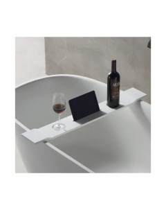 Полка для ванны Stein AS1601 белая матовая Abber